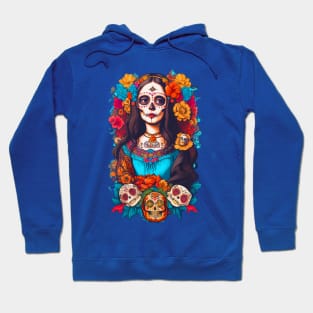 Sugar Skull Halloween, Dia de los Muertos Hoodie